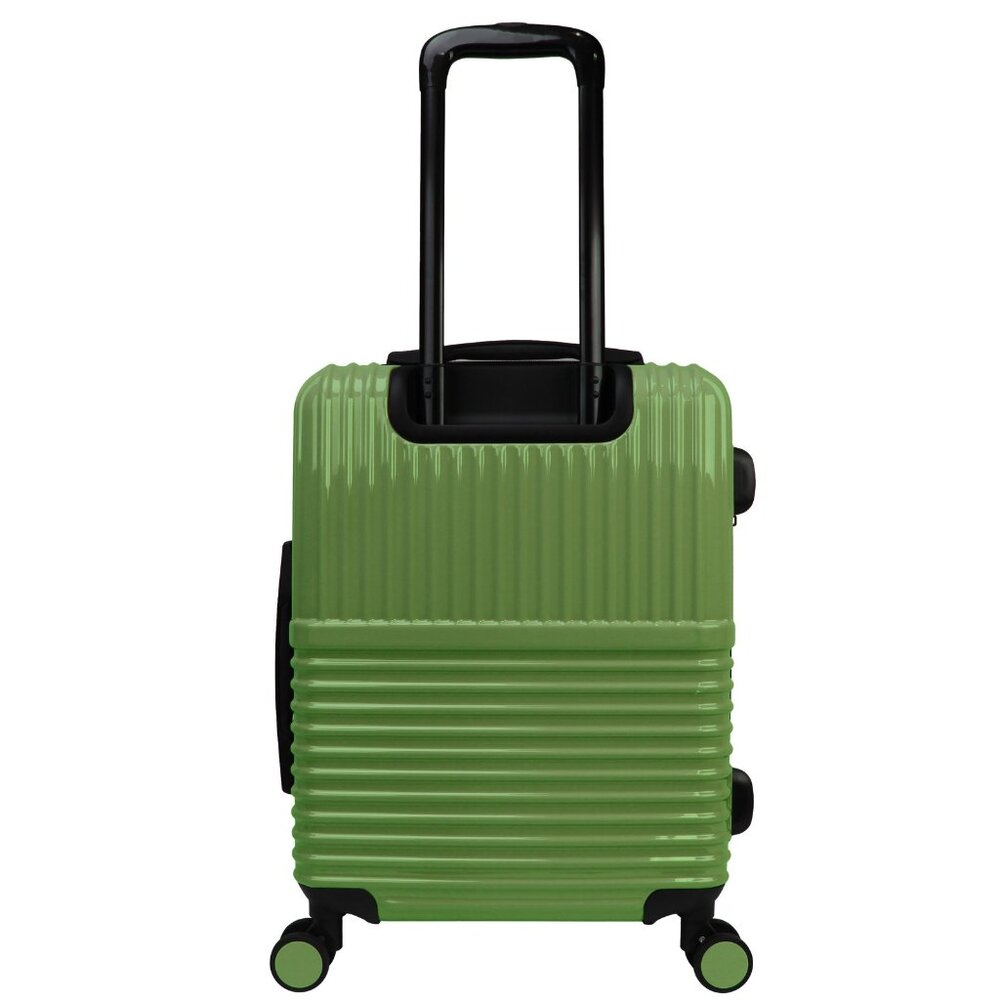 NEW -World Traveler Dejuno Tonal 20-Inch Carry-On Polycarbonate Luggage - Matcha - Picture 5 of 7